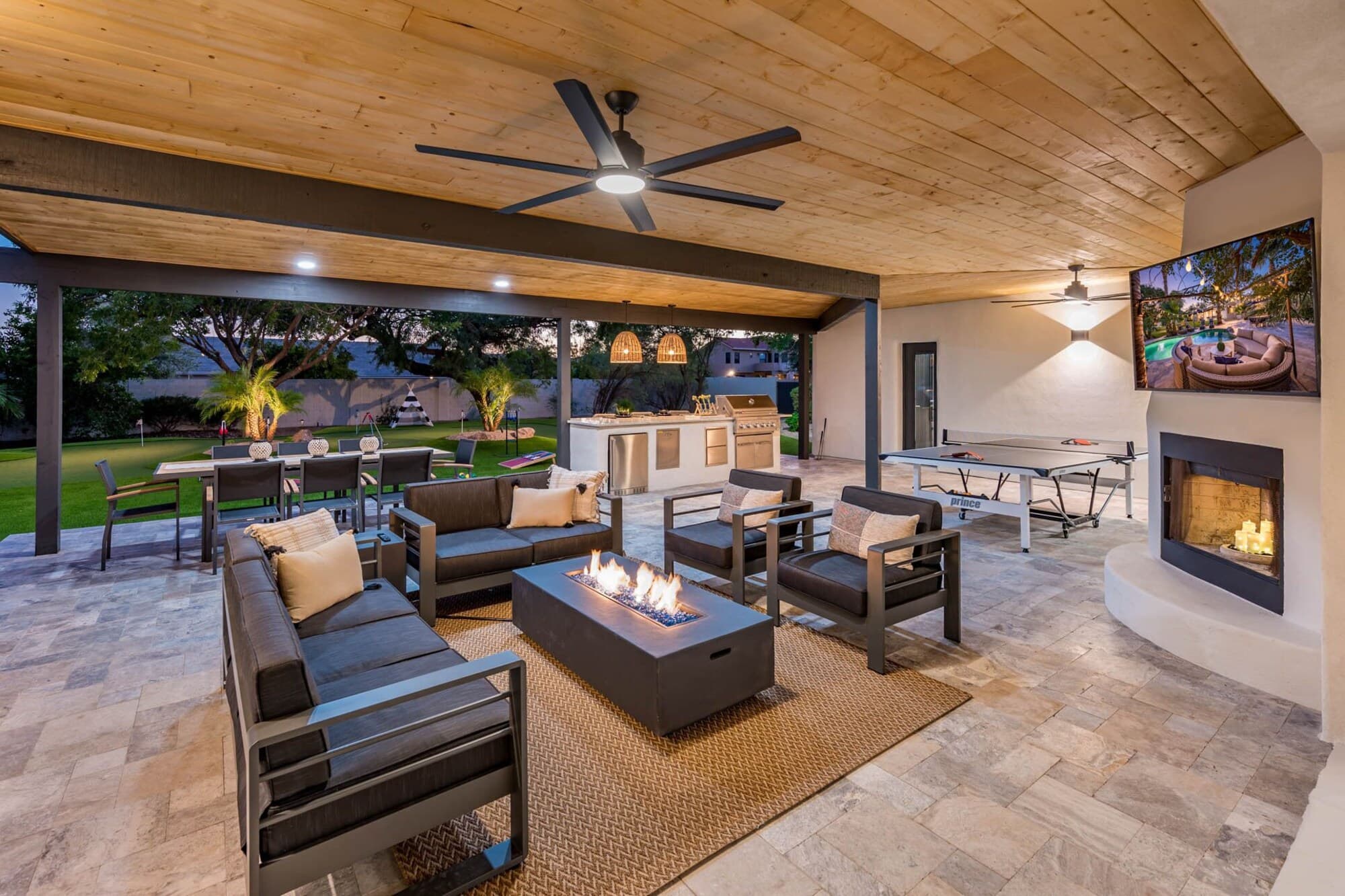 Outdoor Kitchen & Ramada