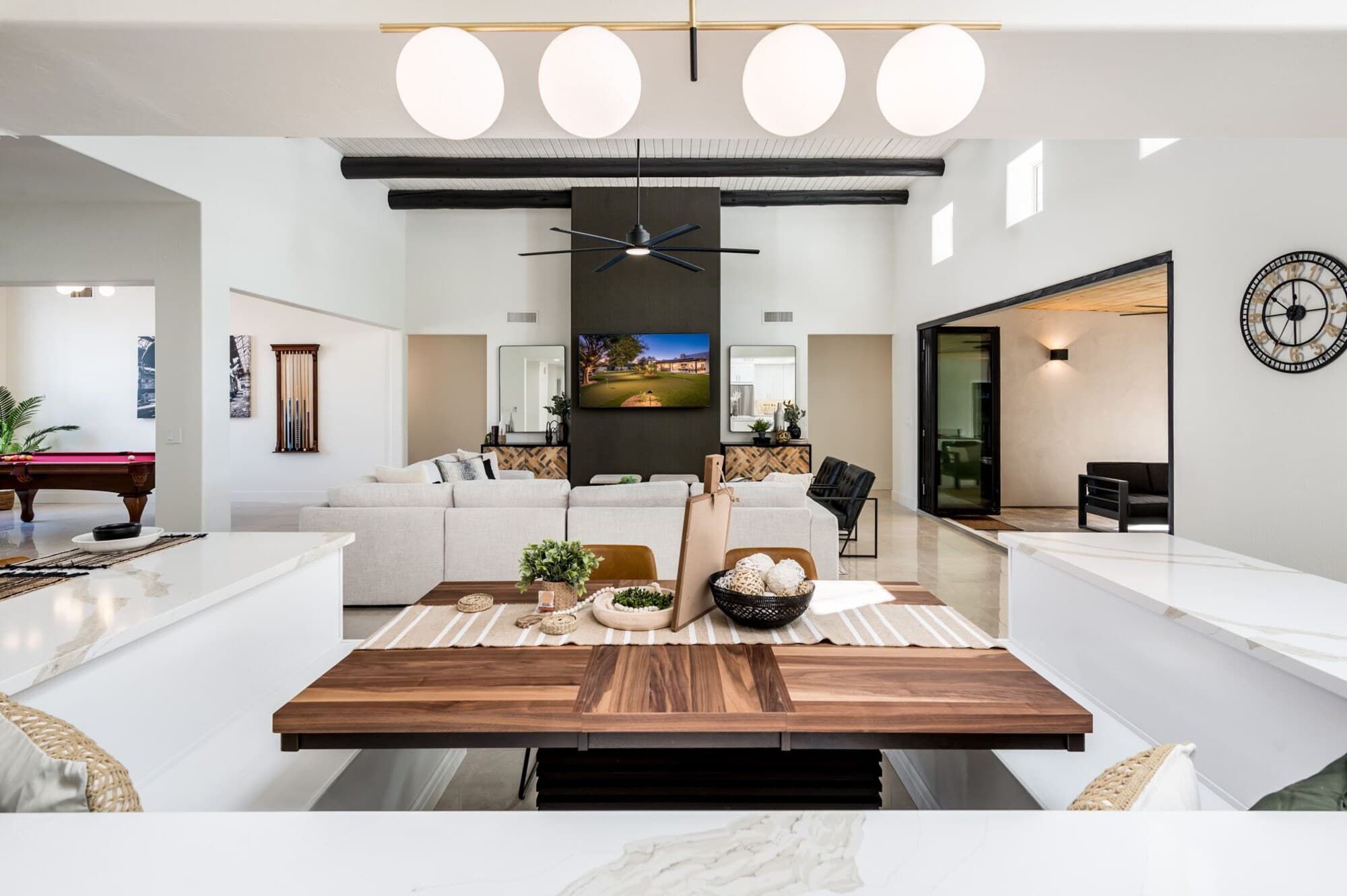 Stylish interior living space